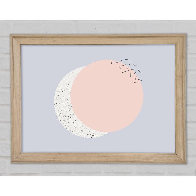 Pastel Circles Framed Print Ivy Bronx Size: 59.7cm H x 84.1cm W x 1.5cm D on Productcaster.