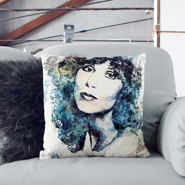 Cher Cushion with Filling East Urban Home Size: 40cm H x 40cm W x 15cm D on Productcaster.