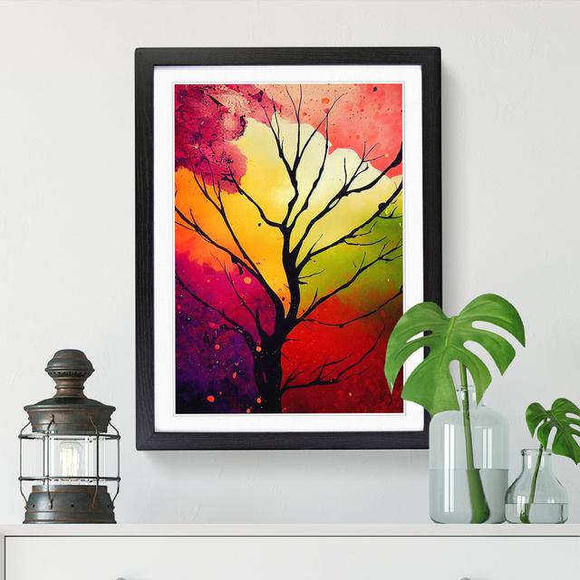 FRM-V0523-108X Apple Tree Vol.4 - Single Picture Frame Print Marlow Home Co. Size: 34cm H x 25cm W x 2cm D, Format: Oak Framed on Productcaster.