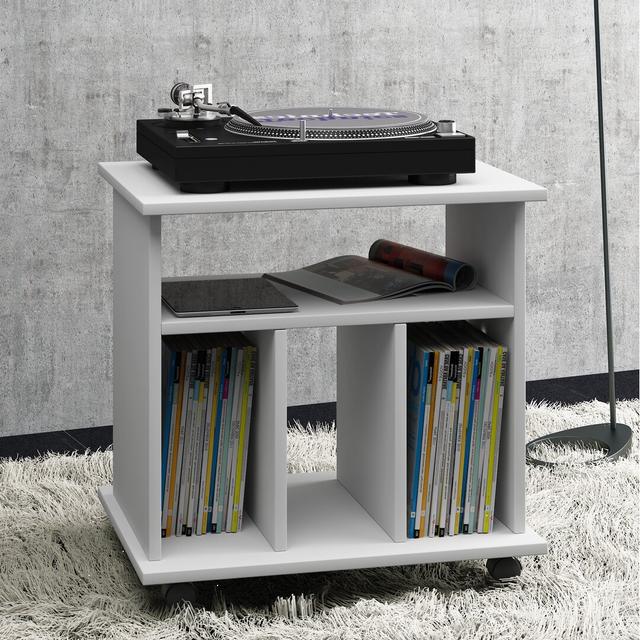 Valor Side Table Latitude Run Colour: White on Productcaster.