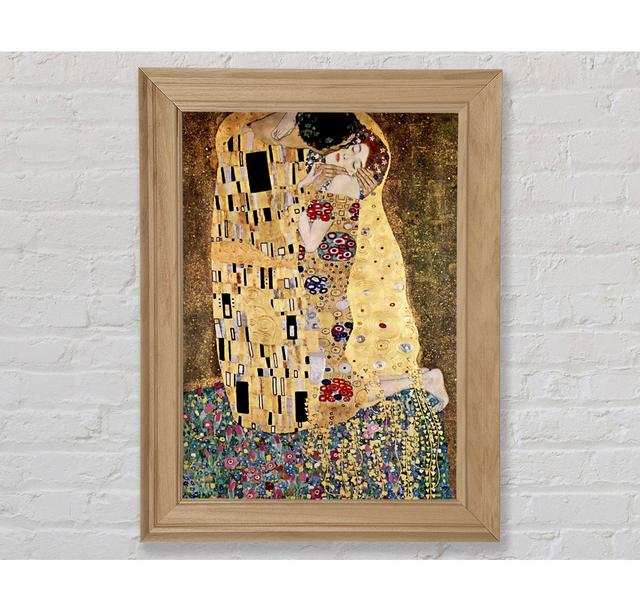 The Kiss by Klimt - Single Picture Frame Art Prints Bright Star Size: 42cm H x 21cm W x 8cm D on Productcaster.