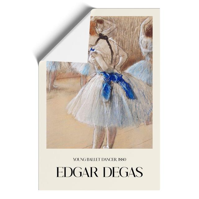 Young Ballet Ballerina Dancers by Edgar Degas - No Frame Painting East Urban Home Size: 42cm H x 30cm W x 0.1cm D on Productcaster.