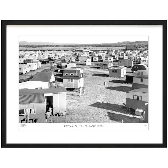 'Towyn, Winkups Camp C1955' by Francis Frith - Picture Frame Photograph Print on Paper The Francis Frith Collection Size: 45cm H x 60cm W x 2.3cm D on Productcaster.