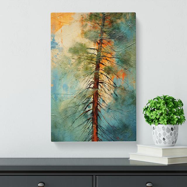 Pine Tree Abstract No.3 - Single Picture Frame Art Prints Alpen Home Size: 60cm H x 40cm W x 3cm D on Productcaster.