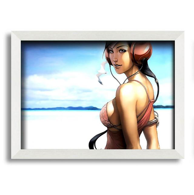 Olsburg Music Girl - Single Picture Frame Art Prints Latitude Run Size: 59.7cm H x 84.1cm W x 10cm D on Productcaster.