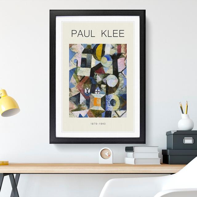 Yellow Half Moon Print by Paul Klee - Picture Frame Painting East Urban Home Frame Option: Black, Size: 65cm H x 48cm W x 2cm D on Productcaster.