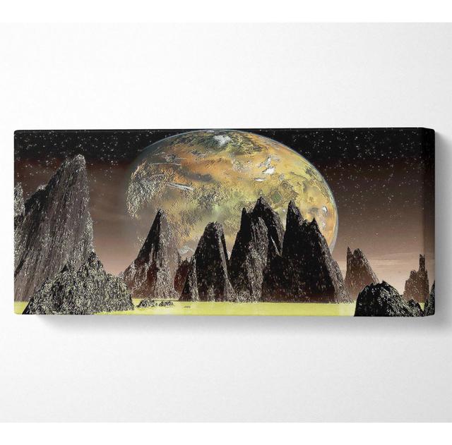 Wrapped Canvas Art Prints Alpen Home Size: 81.3cm H x 183cm W on Productcaster.