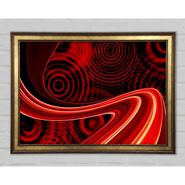 Lava Timeline - Single Picture Frame Art Prints on Wood Metro Lane Size: 21.1cm H x 29.7cm W x 1.5cm D on Productcaster.