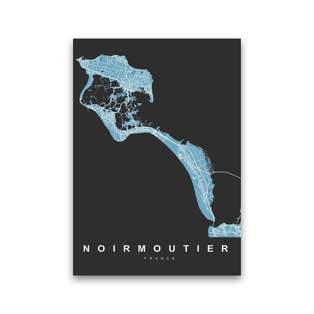 Noirmoutier - Print Borough Wharf Size: 30cm H x 21cm W x 1cm D, Format: Wrapped Canvas on Productcaster.