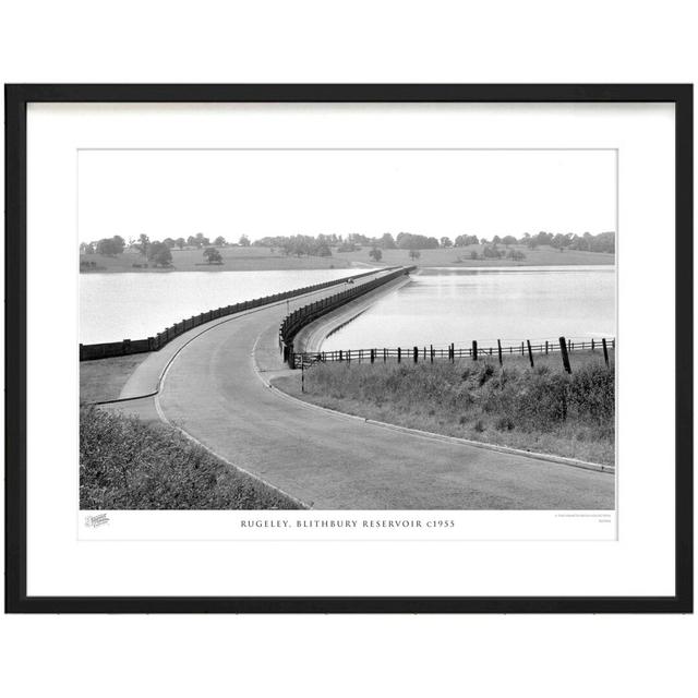 Rugeley, Blithbury Reservoir C1955 - Single Picture Frame Print The Francis Frith Collection Size: 40cm H x 50cm W x 2.3cm D on Productcaster.