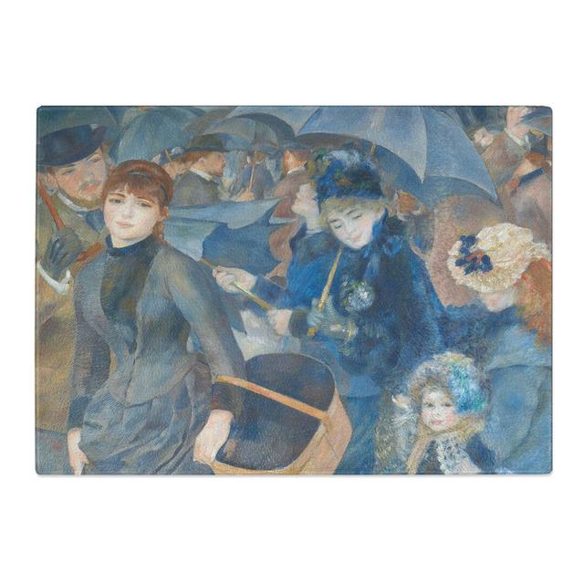 The Umbrellas by Pierre-Auguste Renoir Chopping Board East Urban Home Size: 20cm W x 28.5cm L on Productcaster.