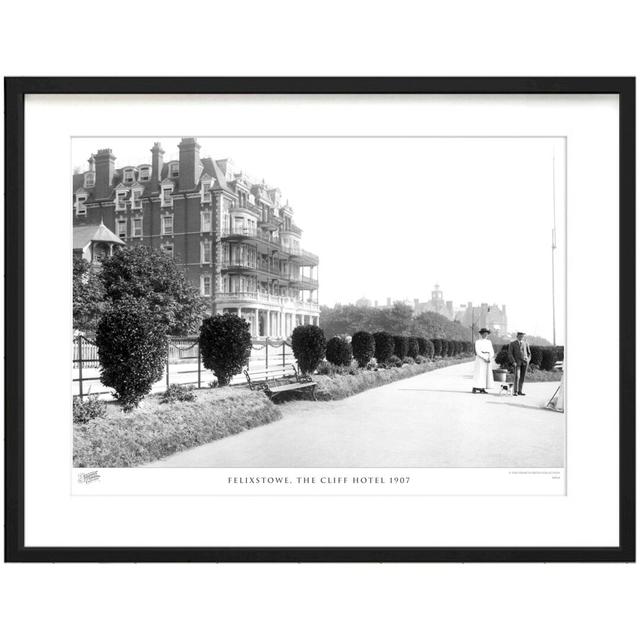 Felixstowe, The Cliff Hotel 1907 by Francis Frith - Single Picture Frame Print The Francis Frith Collection Size: 60cm H x 80cm W x 2.3cm D on Productcaster.