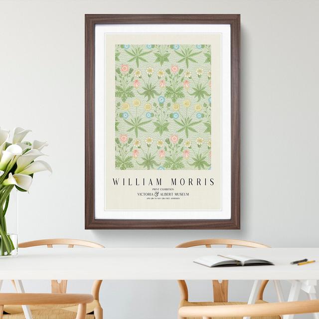 Daisy Pattern Vol.2 by William Morris - Single Picture Frame Print East Urban Home Size: 65cm H x 48cm W x 2cm D, Frame Option: Walnut Framed on Productcaster.