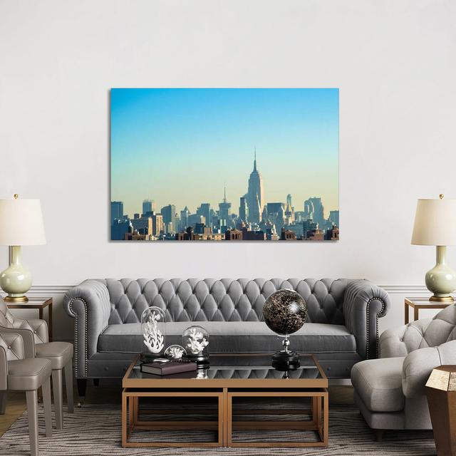 NYC Silhouettes II by Sonja Quintero - Gallery-Wrapped Canvas Giclée on Canvas Ebern Designs Format: No Frame, Size: 101.6cm H x 152.4cm W x 3.81cm D on Productcaster.