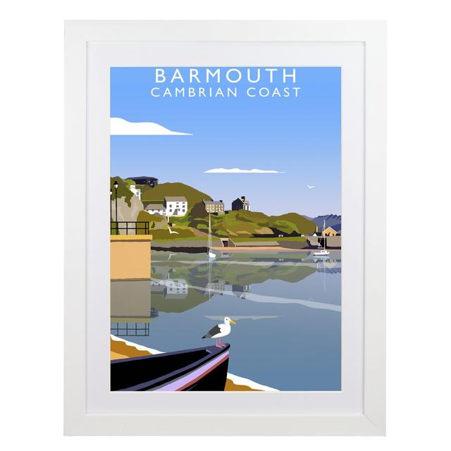 Barmouth by Richard O'Neil - Print East Urban Home Size: 43.5 cm H x 33.5 cm W x 2.2 cm D, Format: White Wood Frame on Productcaster.