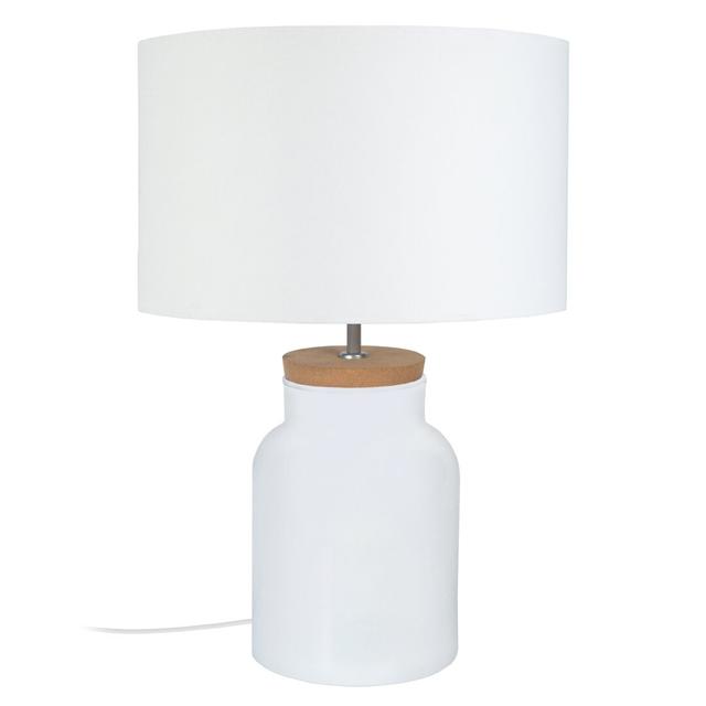 Bloomingdale 51cm Table Lamp Highland Dunes Finish: Off White on Productcaster.