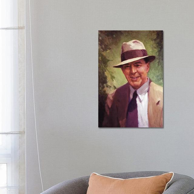 Edgar Rice Burroughs by J. Allen St. John - Wrapped Canvas Print ClassicLiving Size: 66.04cm H x 45.72cm W x 1.905cm D on Productcaster.