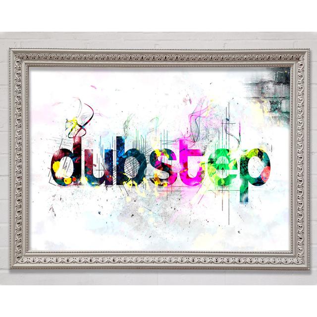 Dubstep Coloured Framed Print Wall Art Ivy Bronx Format: White Framed Paper, Size: 59.7cm H x 84.1cm W x 3cm D on Productcaster.