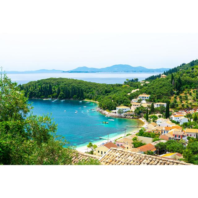 Corfu Island In Greece House of Hampton Size: 20cm H x 30cm W on Productcaster.