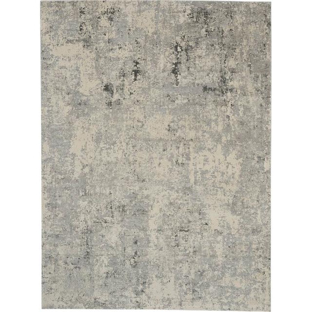 Gollapalli Abstract Machine Woven Grey/Beige Area Rug Mistana Rug Size: Rectangle 240 x 320cm on Productcaster.