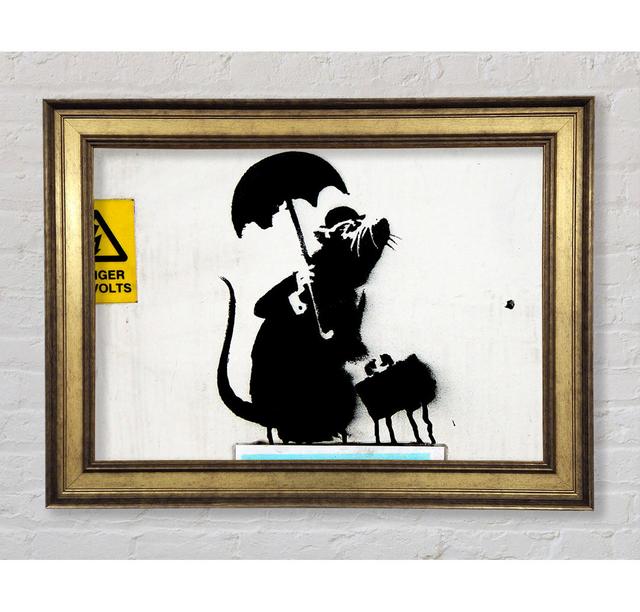 Electrical Rat Framed Print Ivy Bronx Size: 21cm H x 42cm W x 8cm D on Productcaster.