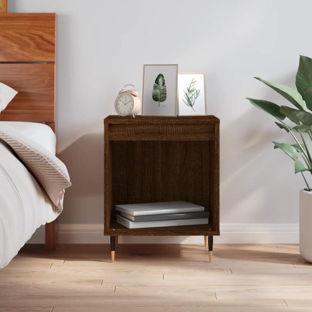 Monic Manufactured Wood Bedside Table 17 Stories Colour: Dark Brown on Productcaster.