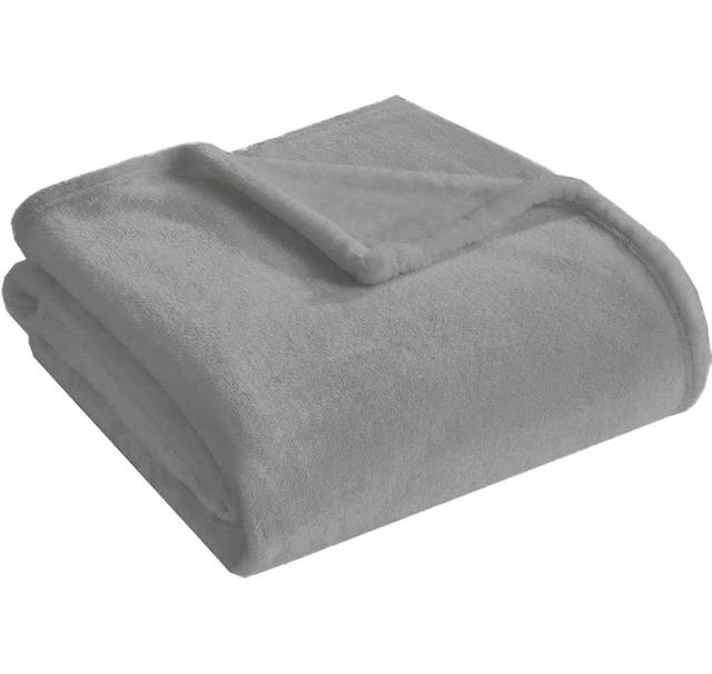 Brierly Throw Blanket Fairmont Park Size: W220 x L240cm, Colour: Grey on Productcaster.