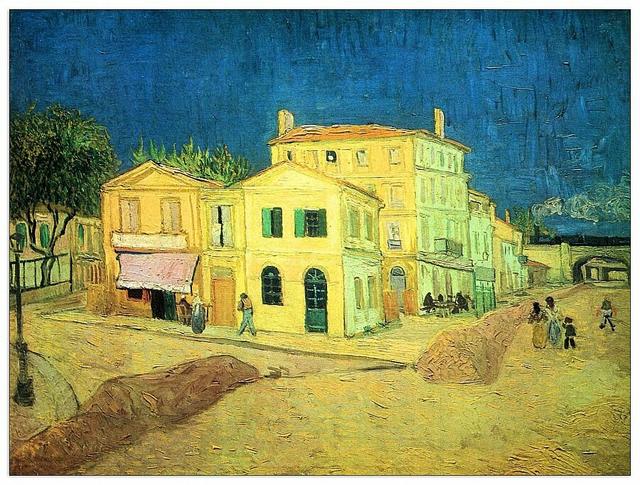 'The Yellow House (Vincent's House)' by Vincent Van Gogh Painting Print East Urban Home Size: 90cm H x 120cm W x 1.8cm D on Productcaster.