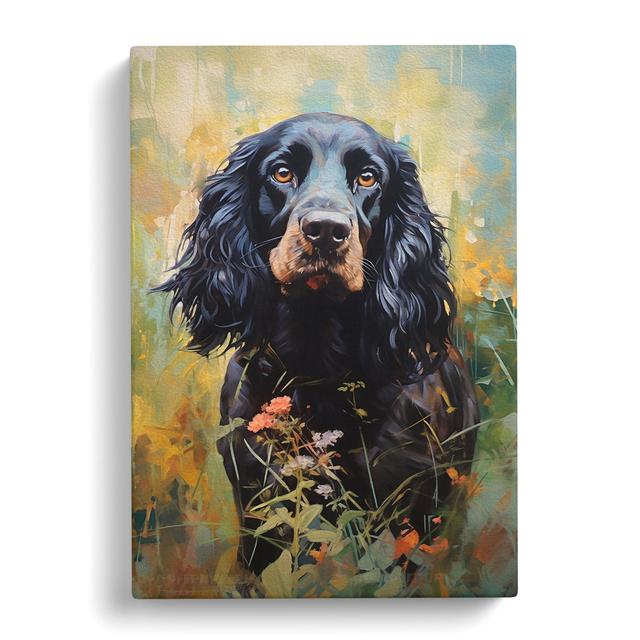 Cocker Spaniel Contemporary - Art Prints Marlow Home Co. Size: 60cm H x 40cm W x 3cm D on Productcaster.