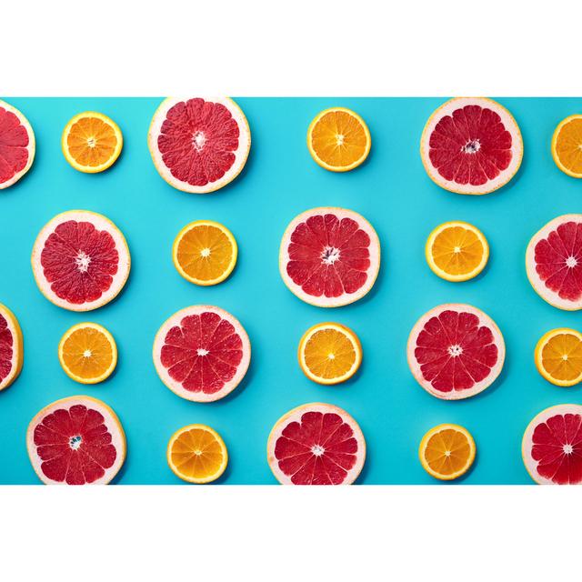 Pattern of Fruit Slices by Baibaz - Wrapped Canvas Photograph 17 Stories Size: 81cm H x 122cm W on Productcaster.