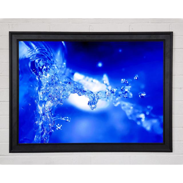 Blue Parting - Single Picture Frame Art Prints Ebern Designs Size: 29.7cm H x 42cm W on Productcaster.