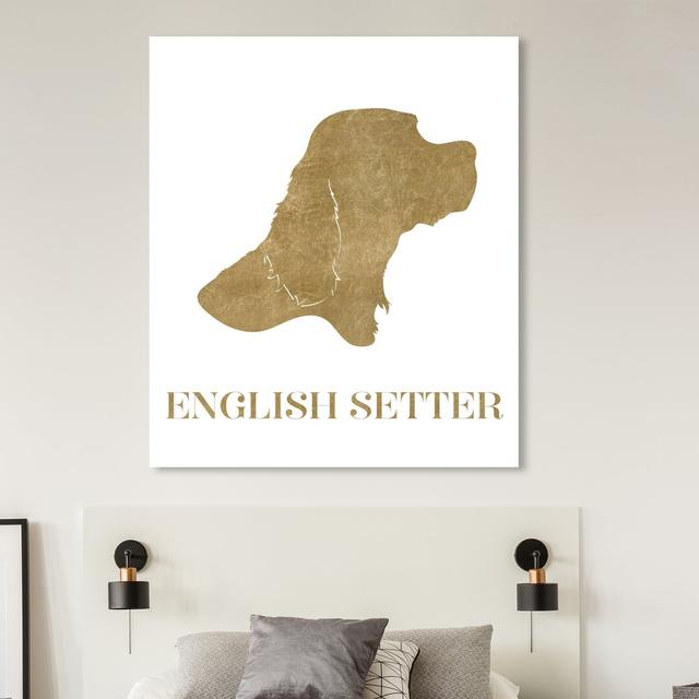 'English Setter' Graphic Art on Wrapped Canvas East Urban Home Size: 91.4 cm H x 76.2 cm W on Productcaster.