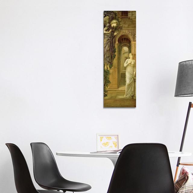 The Annunciation by Edward Coley Burne-Jones - Wrapped Canvas Panoramic Print Astoria Grand Size: 121.92cm H x 40.64cm W x 3.81cm D on Productcaster.