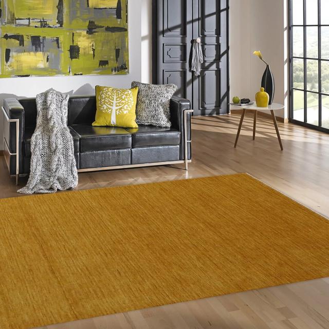 Rug in Mustard by August Grove, Rug Size: Rectangle 200 x 290cm on Productcaster.