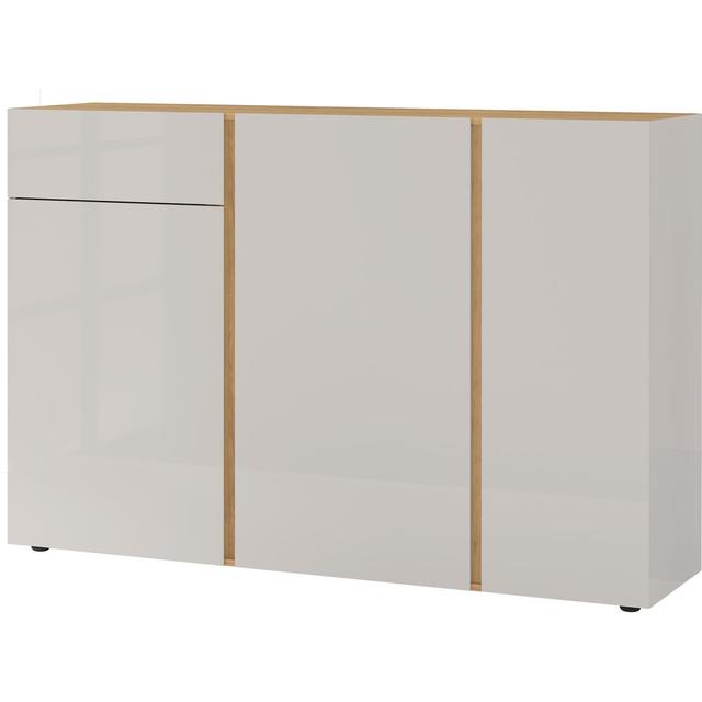 Burgett 151.6cm Sideboard Ebern Designs Colour: Oak/Cashmere on Productcaster.