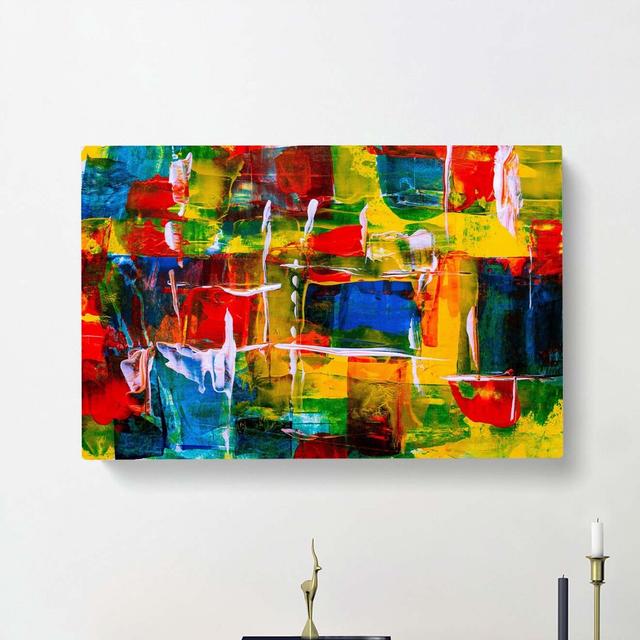 Abstract Art Painting Vol.258 by S.Johnson - Wrapped Canvas Painting Print East Urban Home Size: 50cm H x 76cm W x 3cm D on Productcaster.