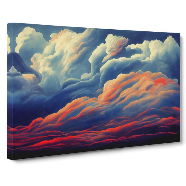 Exquisite Clouds - Wrapped Canvas Graphic Art ClassicLiving Size: 35cm H x 50cm W x 3cm D on Productcaster.