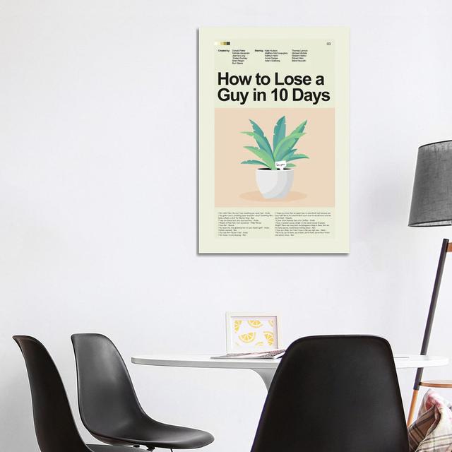 How to Lose a Guy in 10 Days by Erin Hagerman - Wrapped Canvas Art Prints Happy Larry Size: 101.6cm H x 66.04cm W x 1.91cm D on Productcaster.