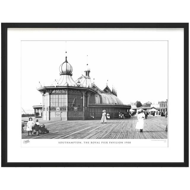 'Southampton, the Royal Pier Pavilion 1908' by Francis Frith - Picture Frame Photograph Print on Paper The Francis Frith Collection Size: 60cm H x 80c on Productcaster.