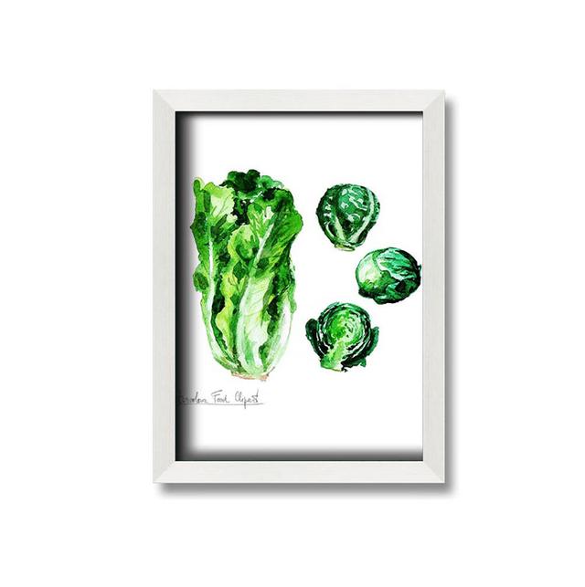 Tammy Cabbage - Single Picture Frame Art Prints Brambly Cottage Size: 42cm H x 29.7cm W x 10cm D on Productcaster.