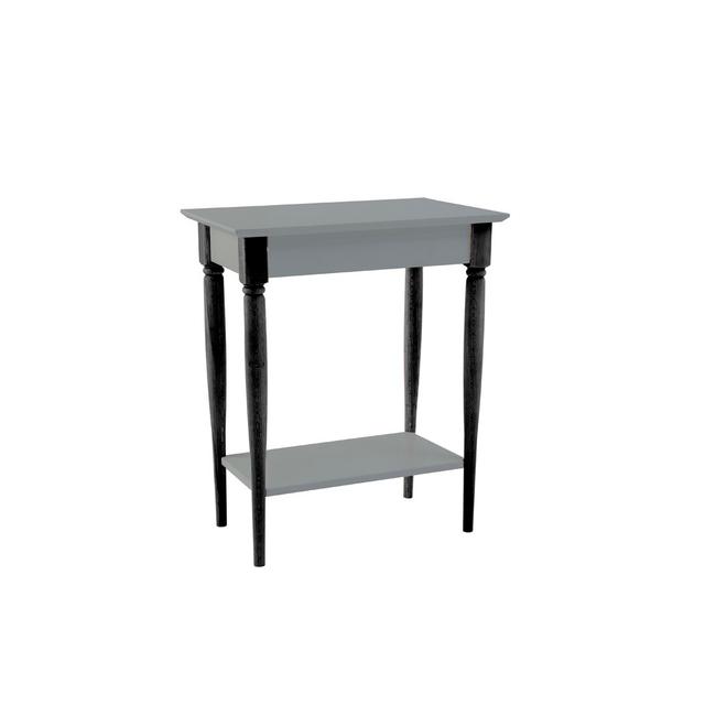 Adrian Console Table Hashtag Home Size: 74 H x 65 W x 35 D cm, Colour (Table Top): Dark Grey on Productcaster.