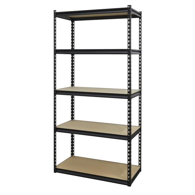 Shavonne 183cm 5 Shelf Shelving Unit Symple Stuff Size: 183cm H x 91.5cm W x 46cm D on Productcaster.