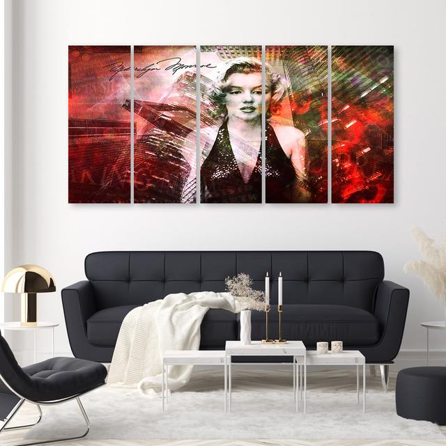 Leinwandbild Marilyn Monroe Rosalind Wheeler Größe: 60 cm H x 150 cm B on Productcaster.