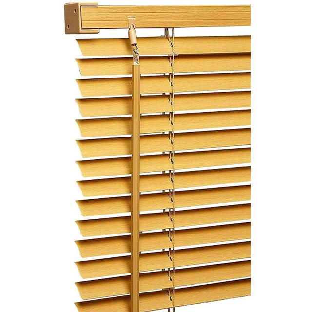 Sheer Venetian Blind Symple Stuff Blind Size: 150 cm L x 135 cm W, Colour: Teak on Productcaster.