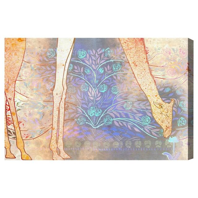 Aja Zarafa Canvas Art HoneyBee Nursery Size: 41cm H x 61cm W x 4cm D on Productcaster.