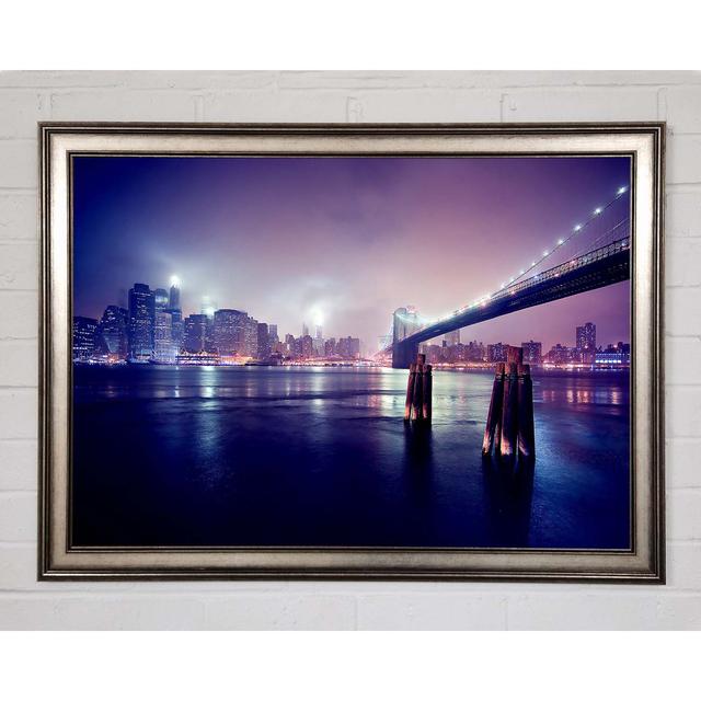 City Nights Lights - Single Picture Frame Art Prints Highland Dunes Size: 21cm H x 29.7cm W on Productcaster.