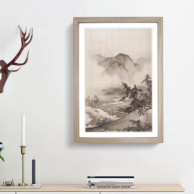 Landscape by Hashimoto Gaho - Picture Frame Painting Print East Urban Home Frame Option: Oak Framed, Size: 36cm H x 27cm W x 2cm D on Productcaster.