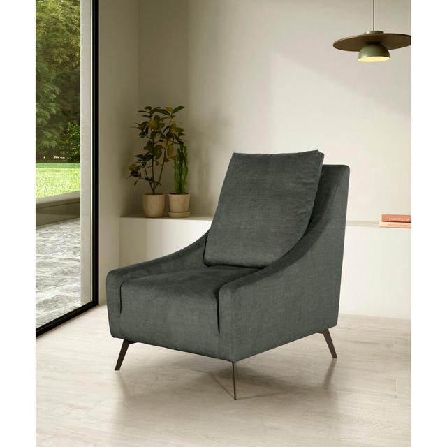 Armchair Bianchi Corrigan Studio Upholstery Colour: Dark Green on Productcaster.