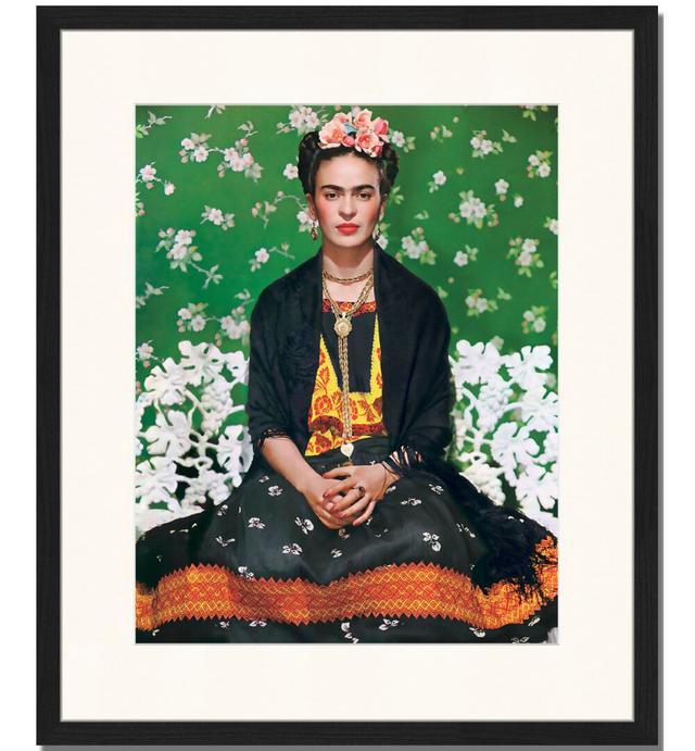 Frida Kahlo by Nickolas Muray - Picture Frame Graphic Art Print on Paper Latitude Vive Size: 53cm H x 43cm W x 2.5cm D on Productcaster.