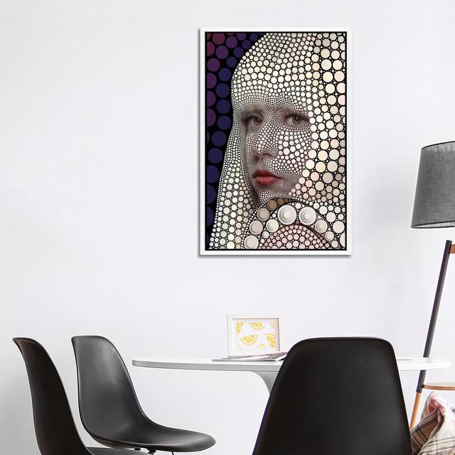 Lady Gaga by Ben Heine - Graphic Art Print on Canvas Latitude Run Size: 101.6cm H x 66.04cm W x 3.81cm D, Format: White Framed on Productcaster.